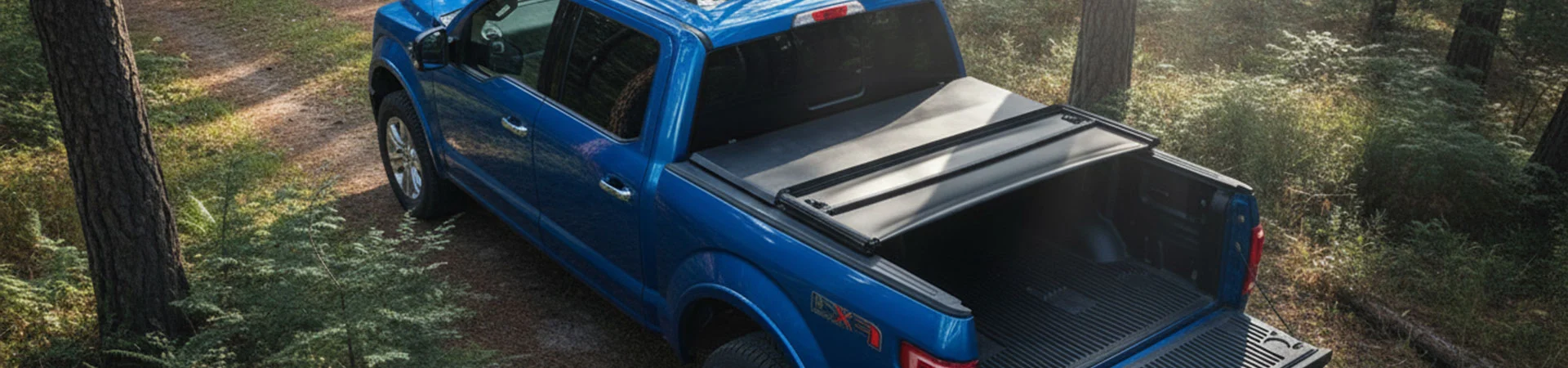 Puha vinyl háromszoros Tonneau borító
