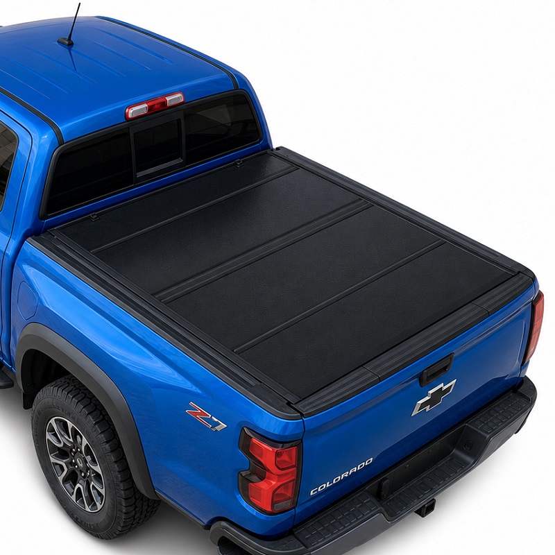 Alacsony profilú kemény, négyszeres Tonneau borító Chevy Colorado számára