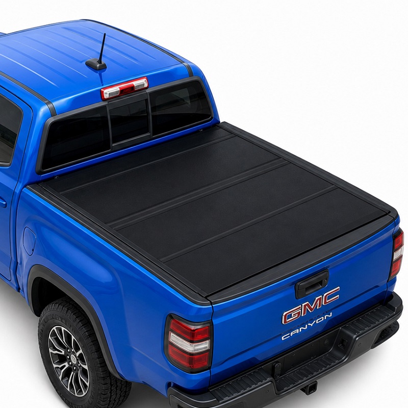 Alacsony profilú kemény, négyszeres Tonneau burkolat a GMC Canyonhoz