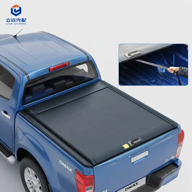 Manuális kemény alumínium visszahúzható Tonneau burkolat Isuzuhoz