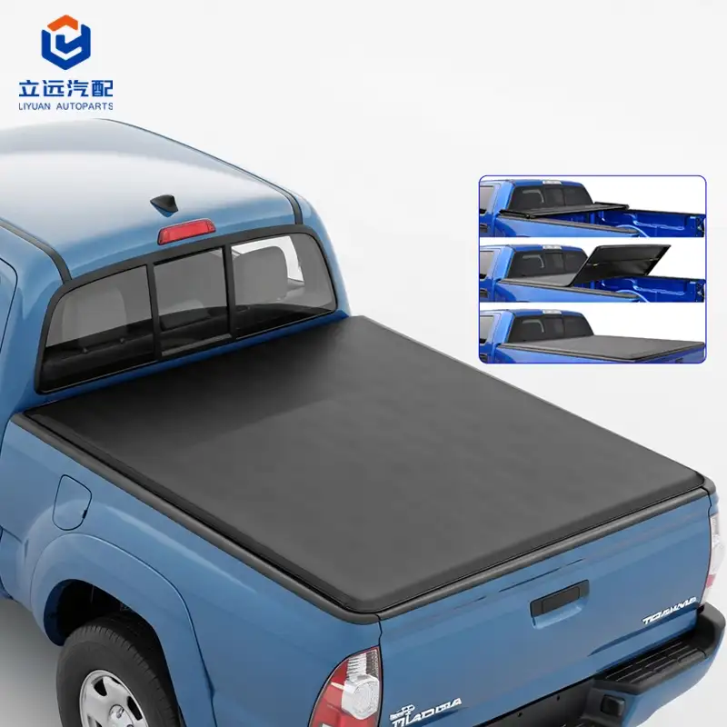 Puha vinyl háromszoros Tonneau burkolat Toyota számára